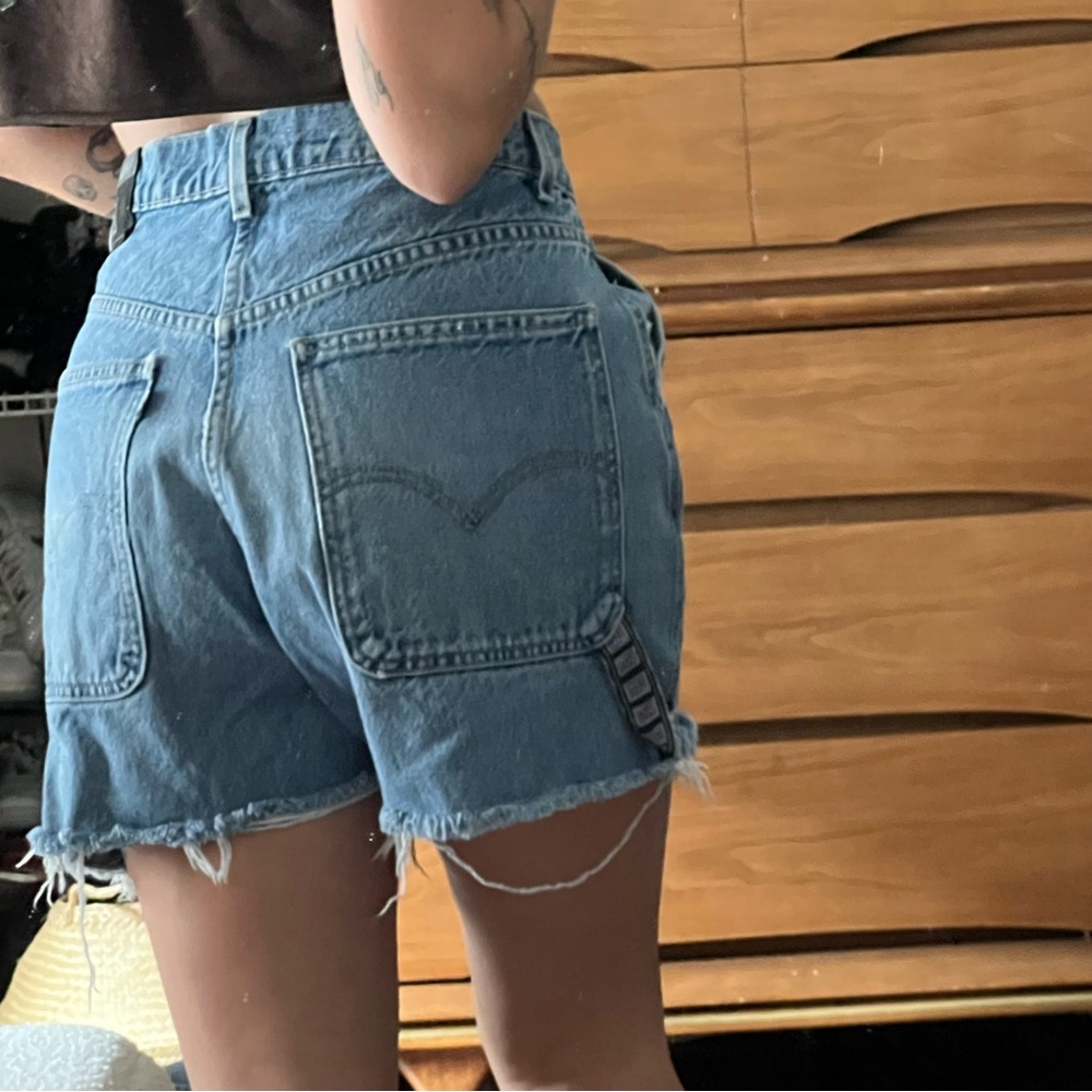 Levi Strauss & Co denim shorts with utility pockets